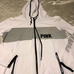 Victoria’s Secret Pink Reflective Zip Up Hoodie